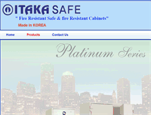 Tablet Screenshot of itakasafe.com